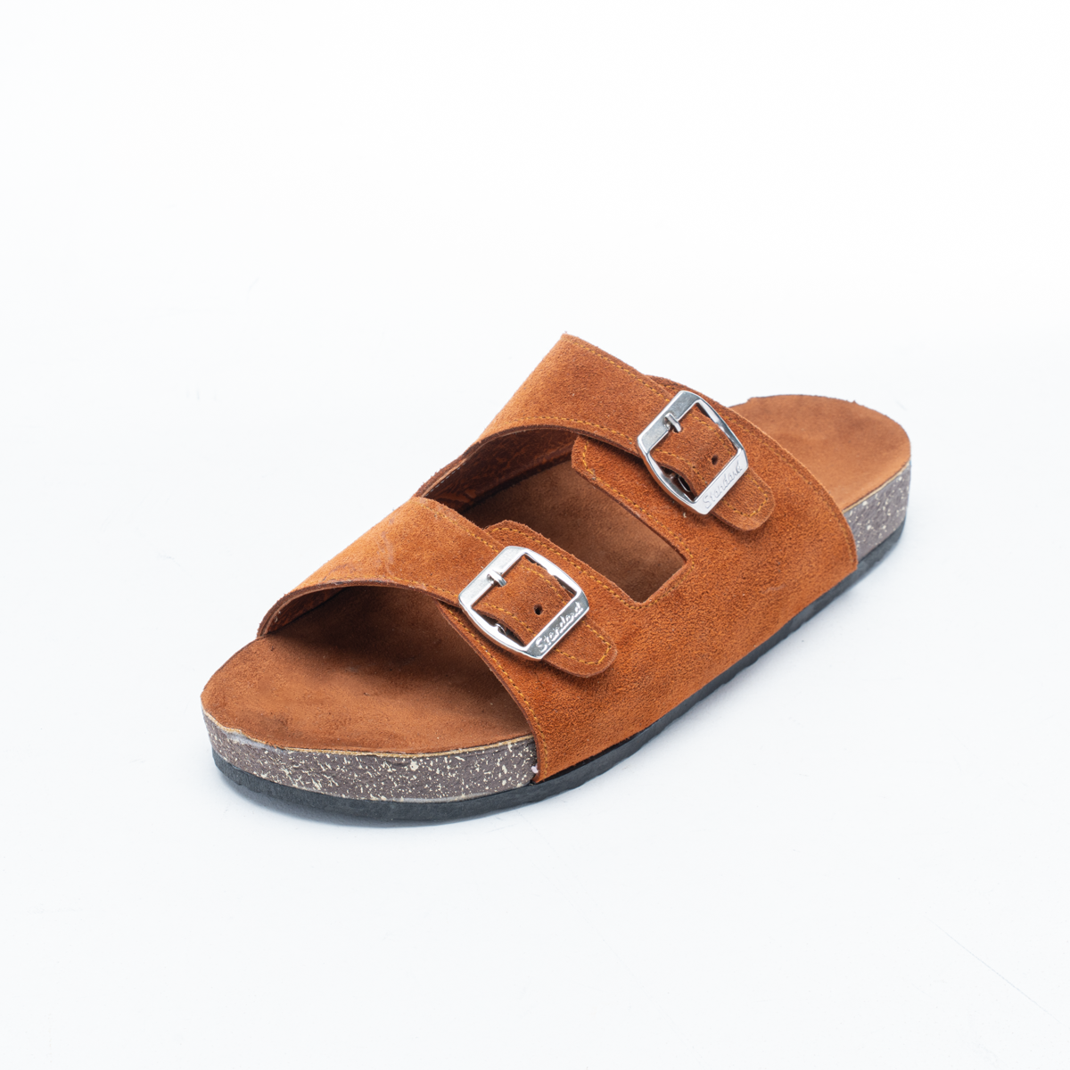 Men's Natural Suede Slide Slippers