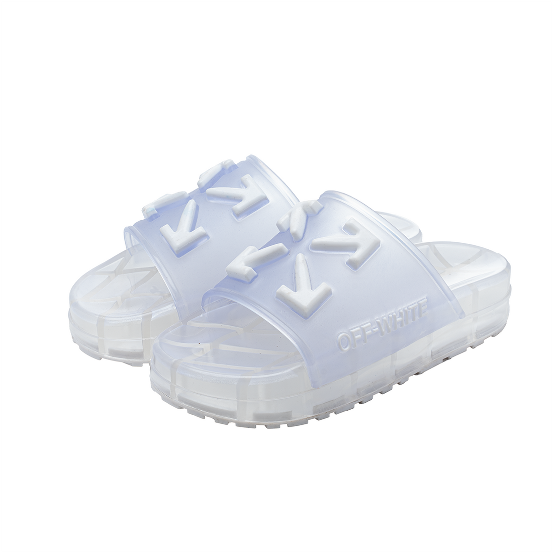 Men's Off-White Slide Slippers