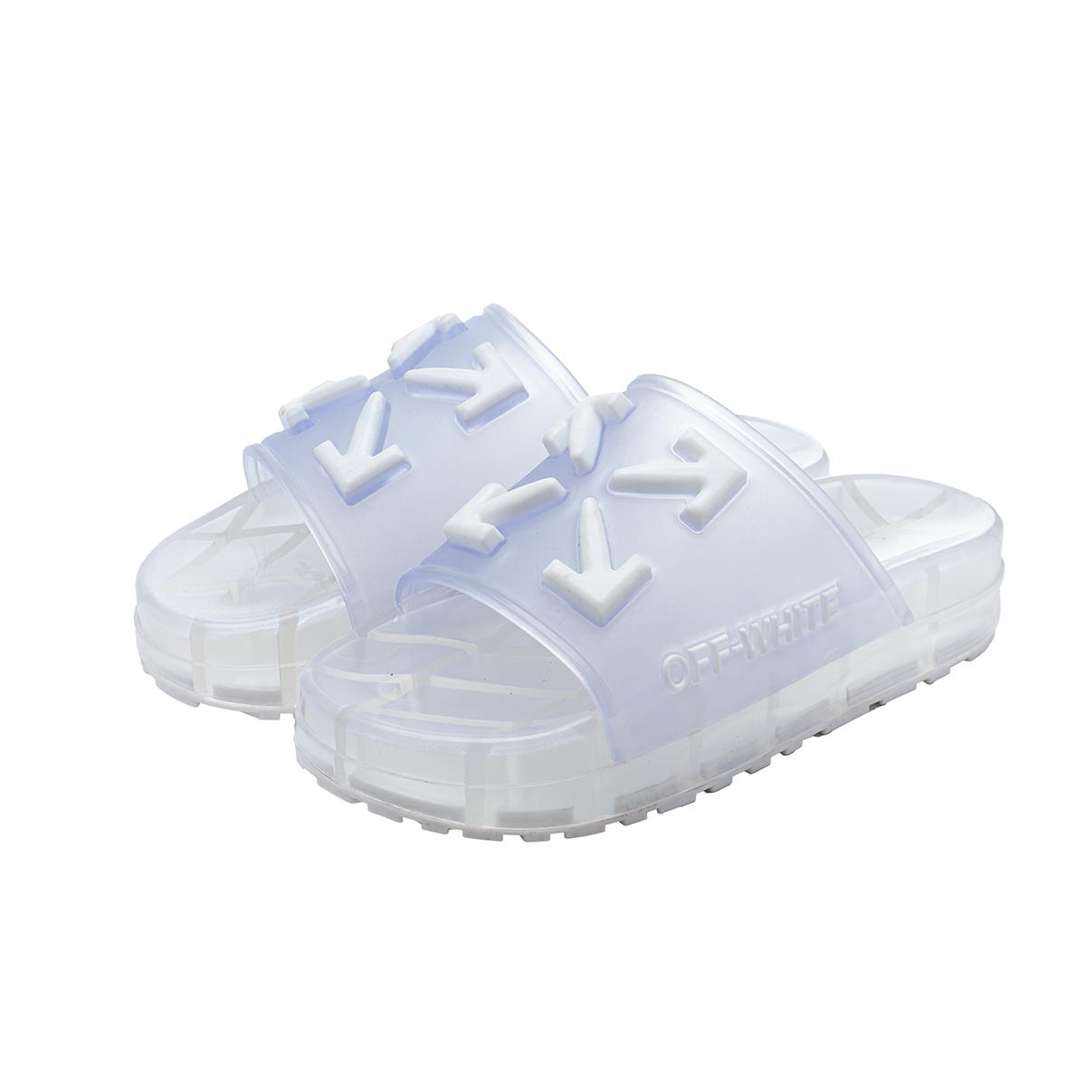 Men's Off-White Slide Slippers