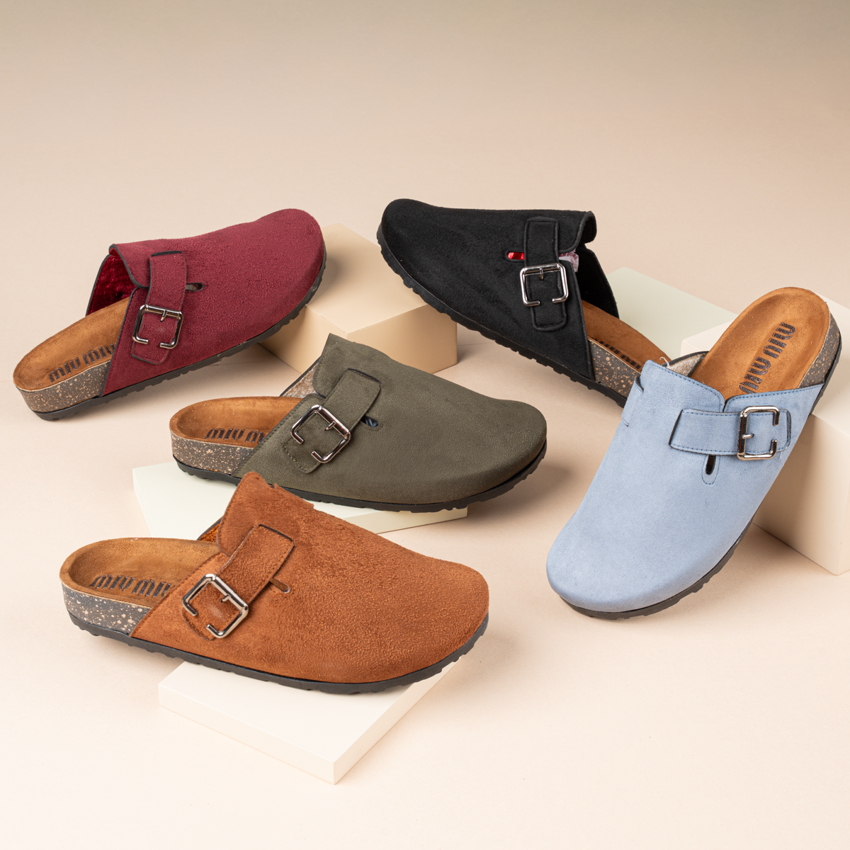 Women's Suede Clogs
