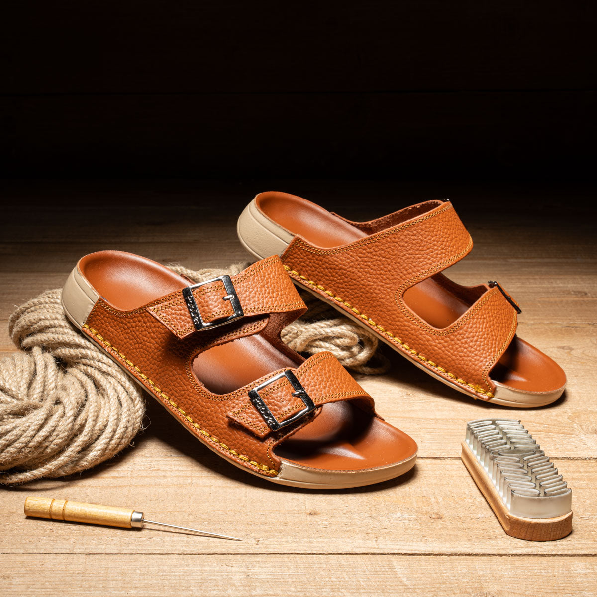 Men's Leather Slipper