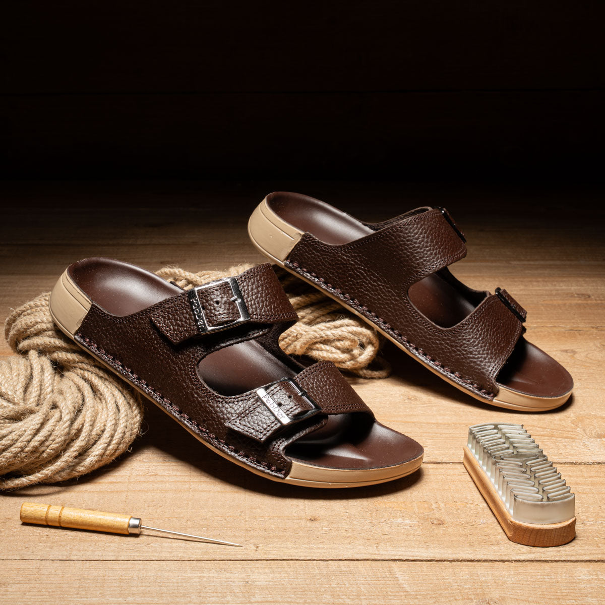 Men's Leather Slipper