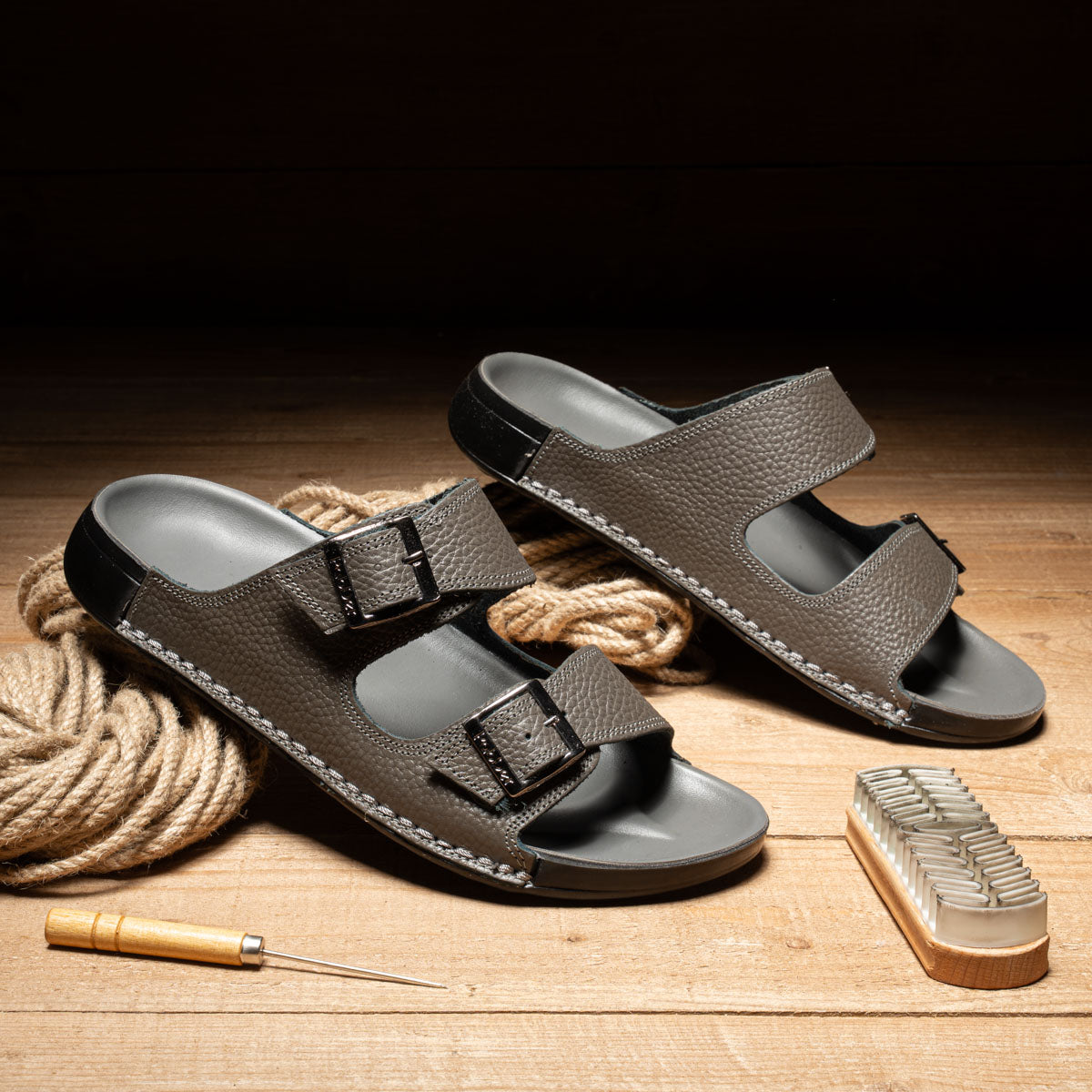 Men's Leather Slipper