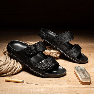 Men's Leather Slipper