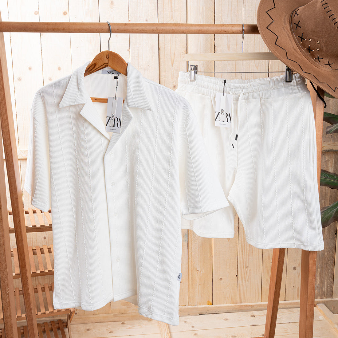 Black & White Cotton Summer Set