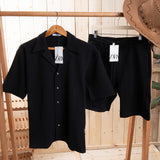 Black & White Cotton Summer Set