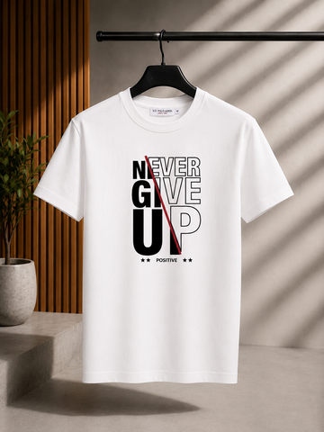 Never Give Up Oversized T-Shirt