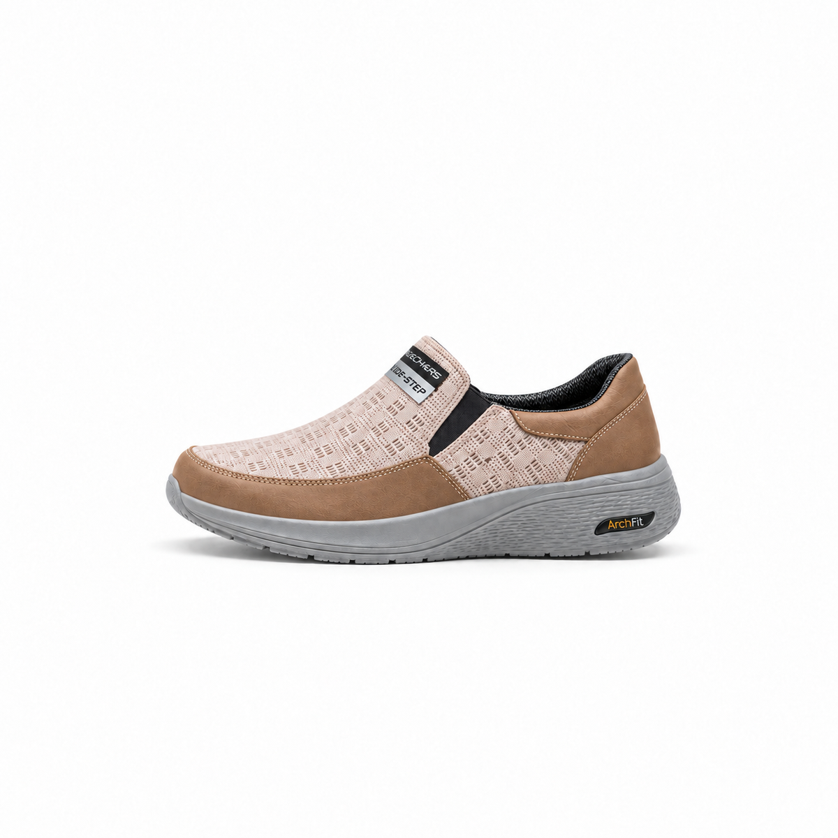 Men's Leather Slip-On Sneakers
