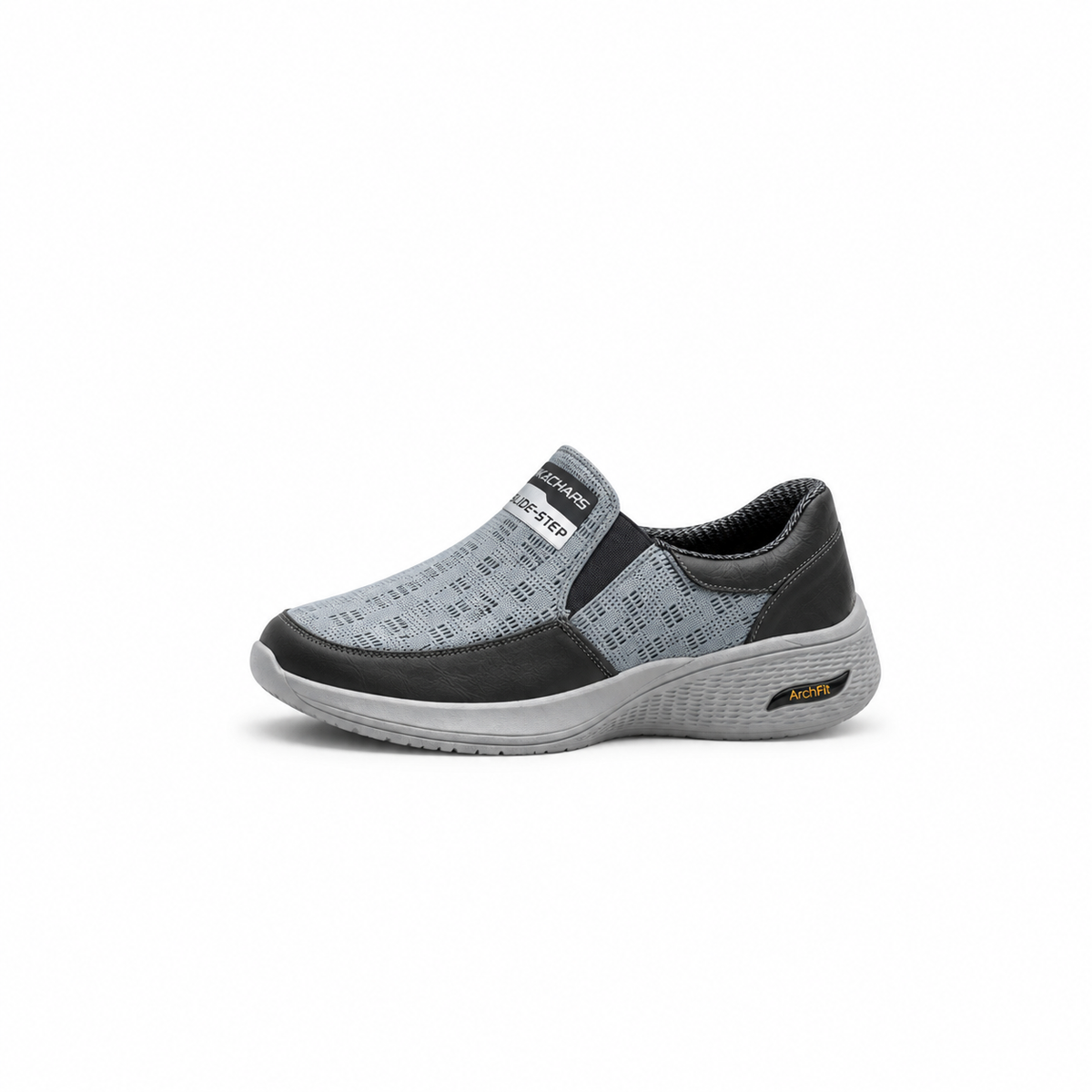 Men's Leather Slip-On Sneakers