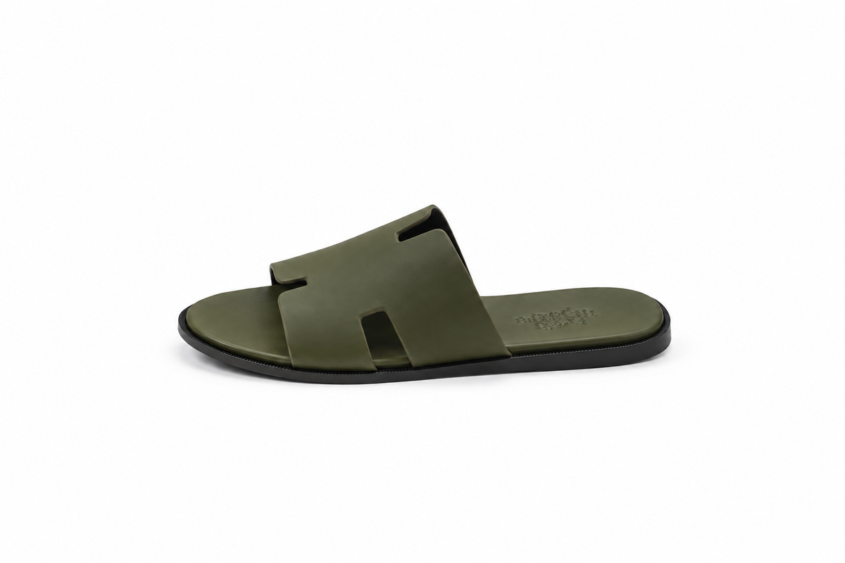 Premium Leather Slides