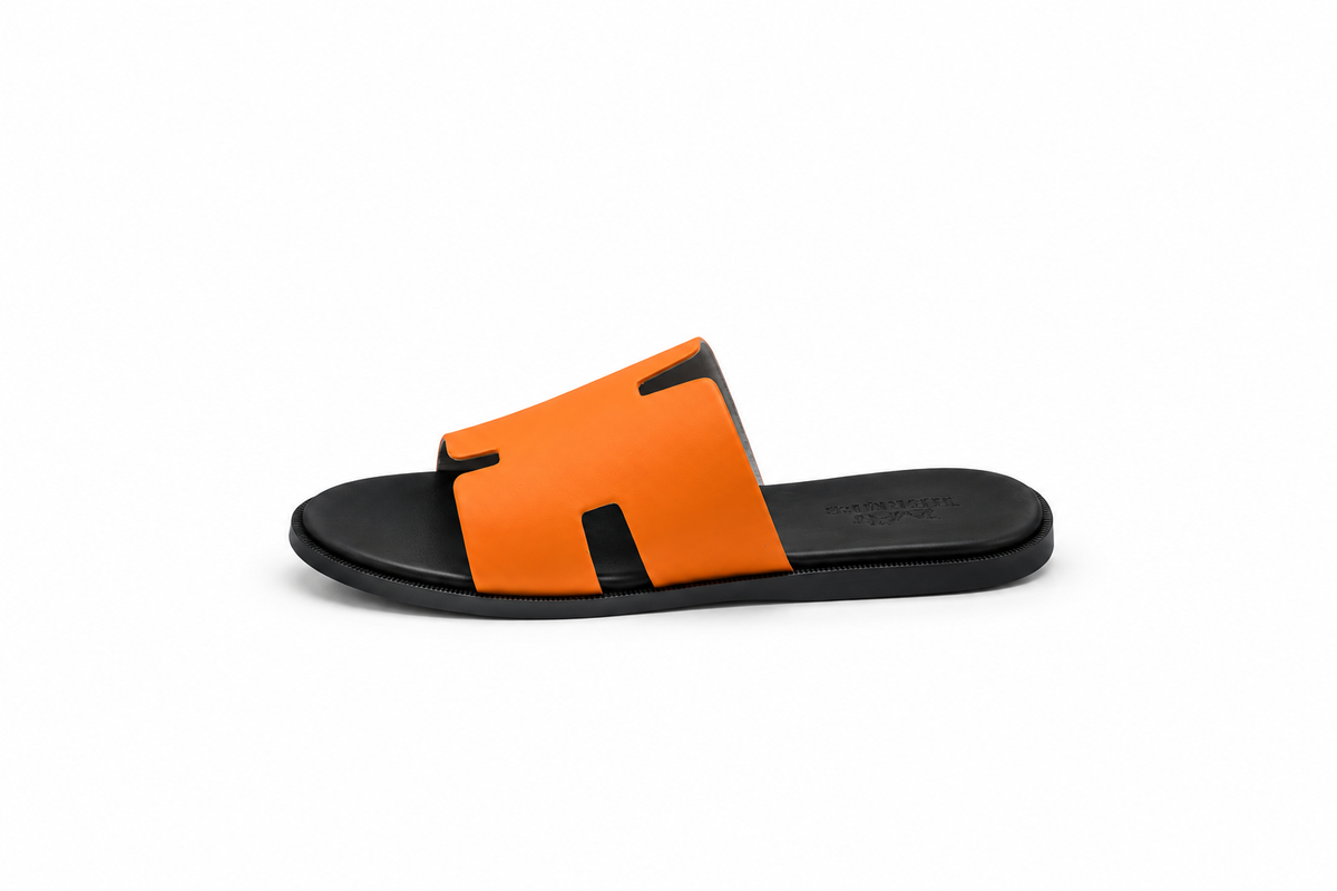 Premium Leather Slides