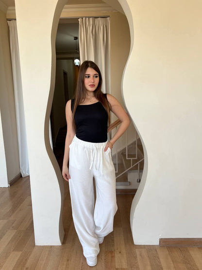 Trendy Linen Pants