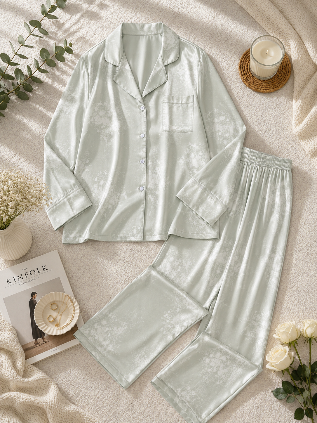 Elegant Satin Pajama