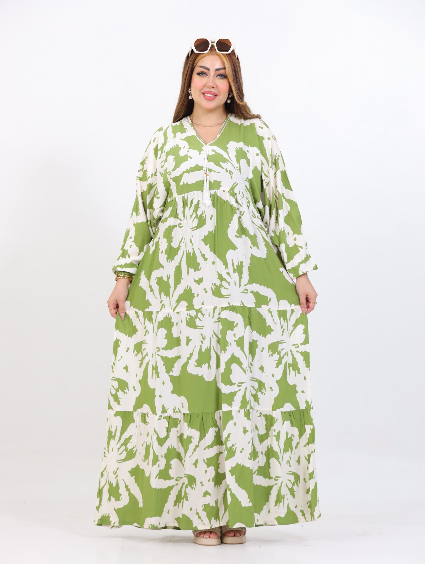 Butterfly Viscose Abaya
