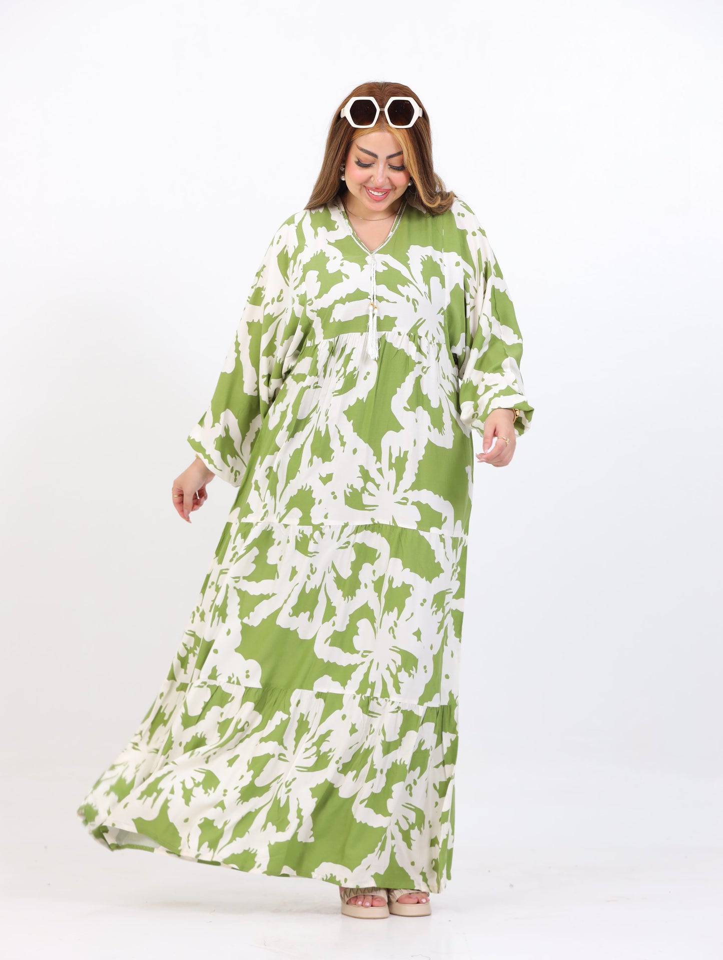 Butterfly Viscose Abaya
