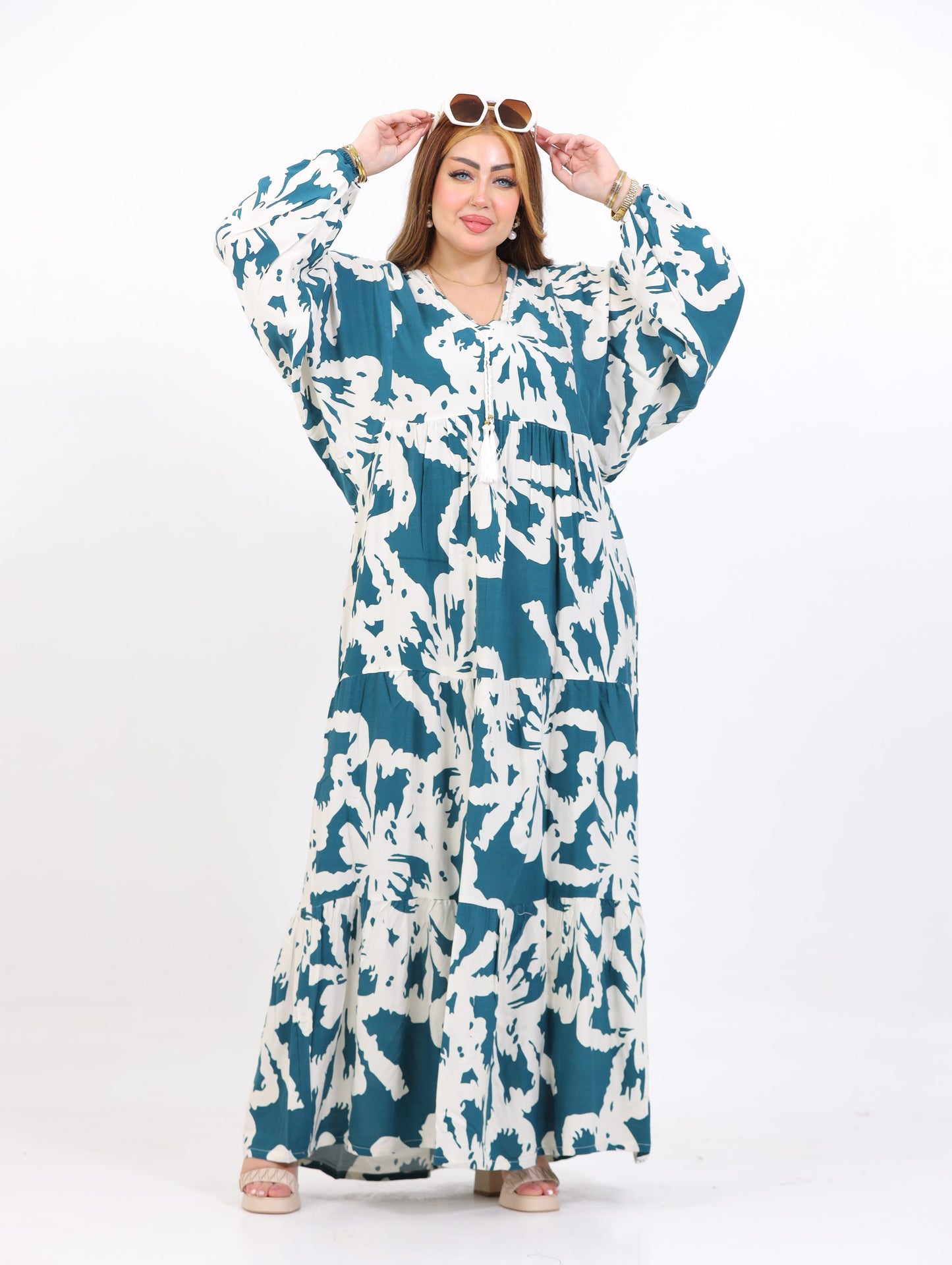 Butterfly Viscose Abaya