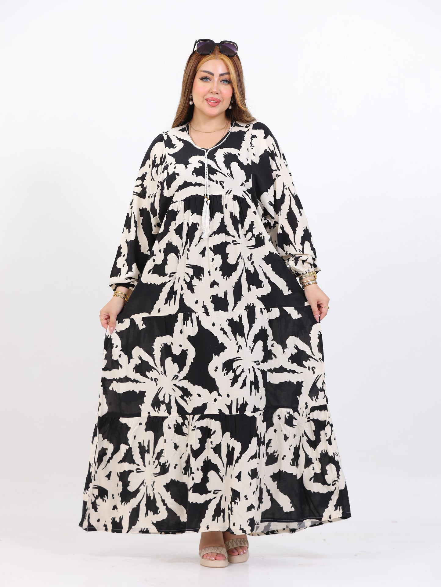 Butterfly Viscose Abaya