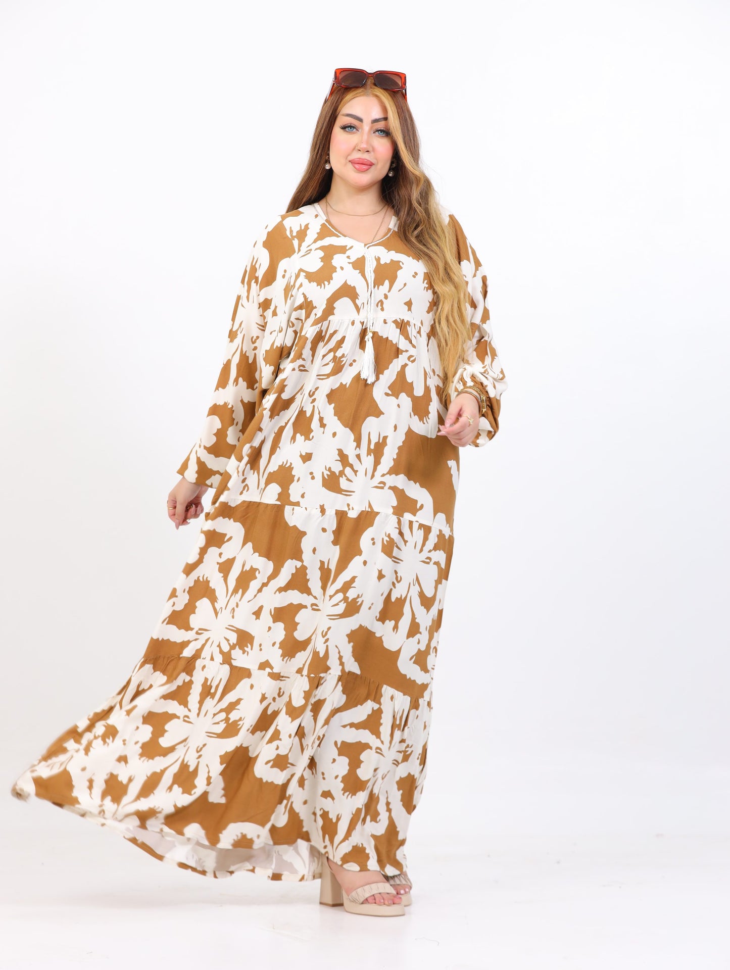 Butterfly Viscose Abaya