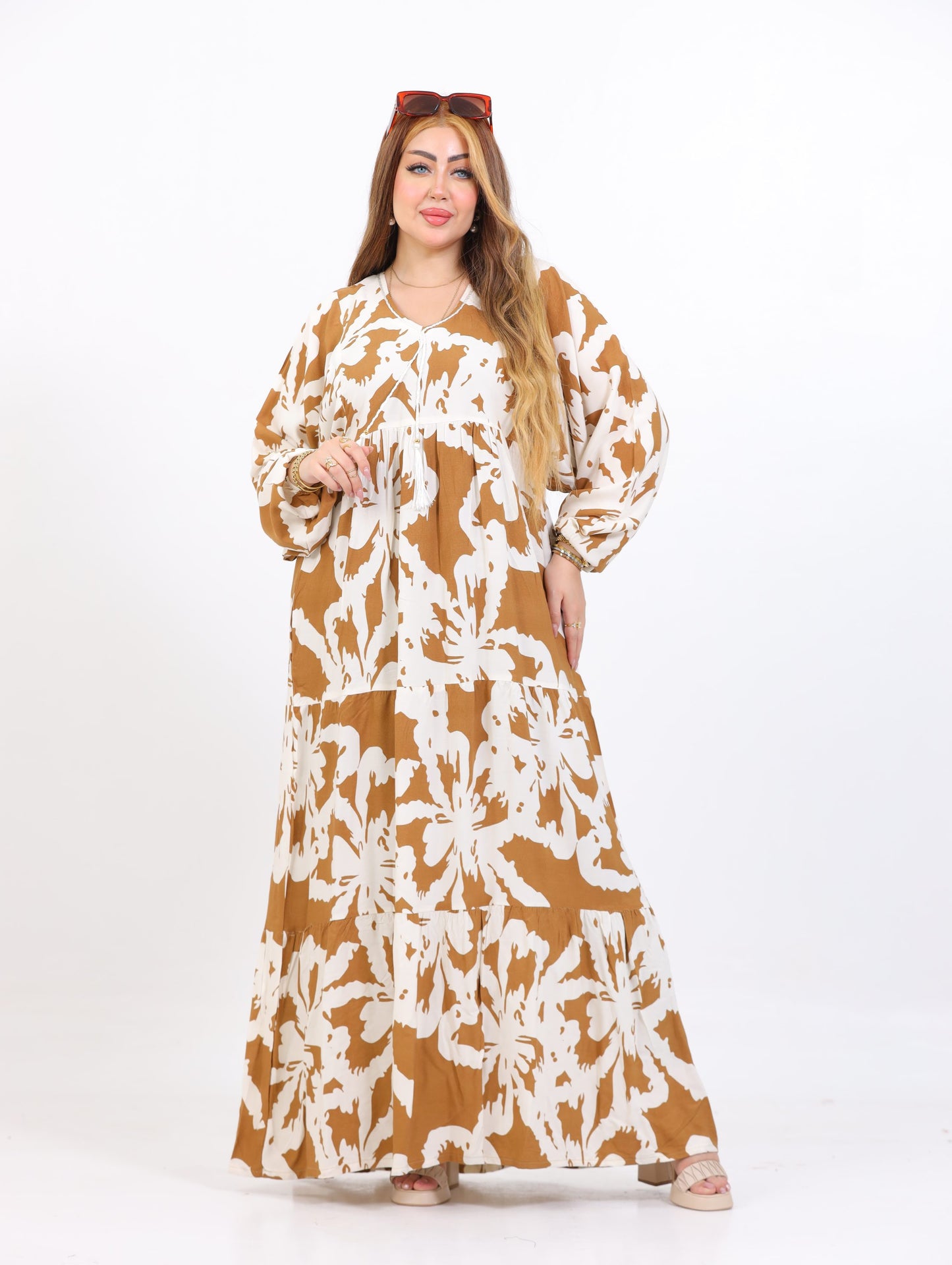 Butterfly Viscose Abaya