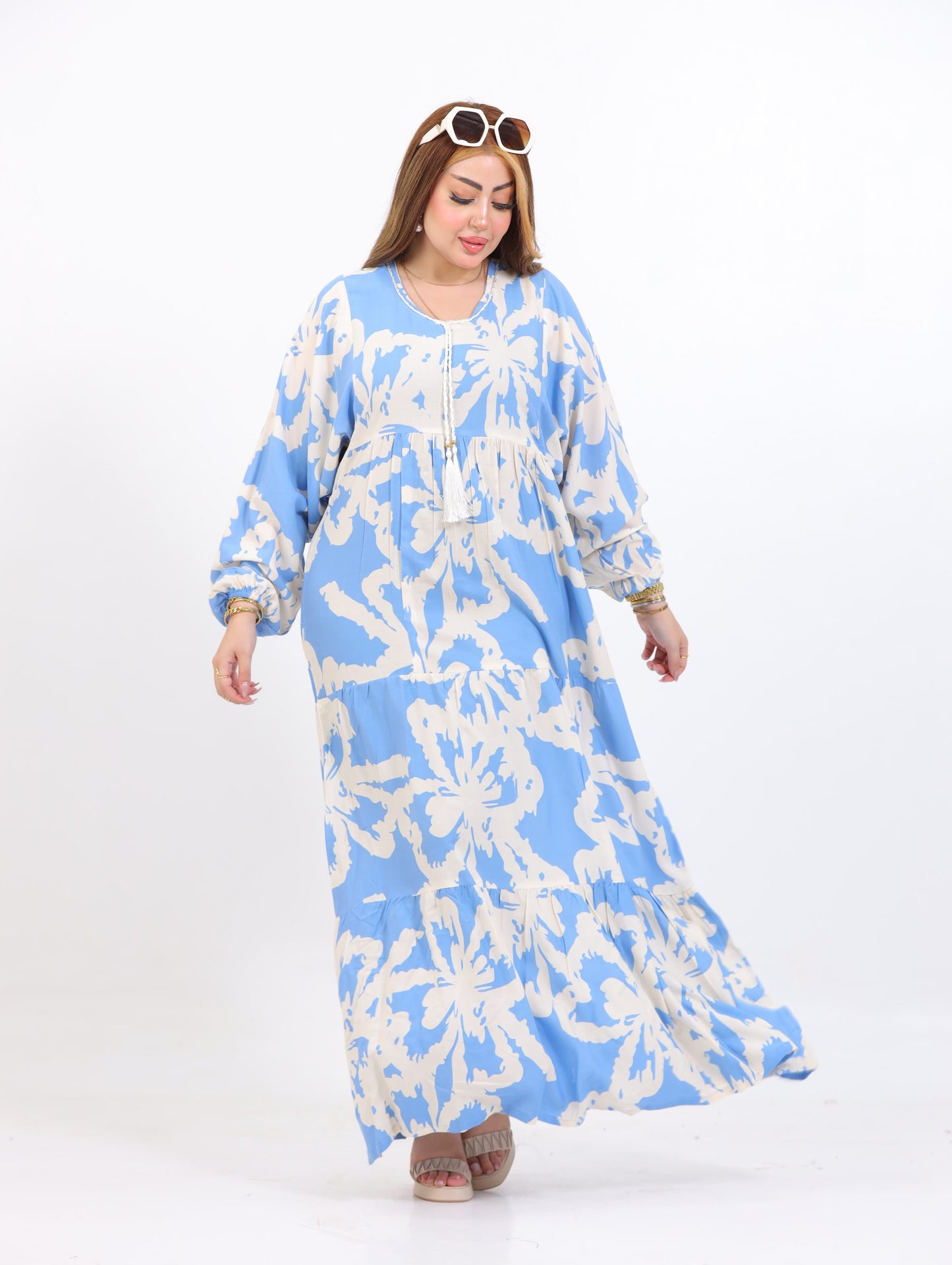 Butterfly Viscose Abaya