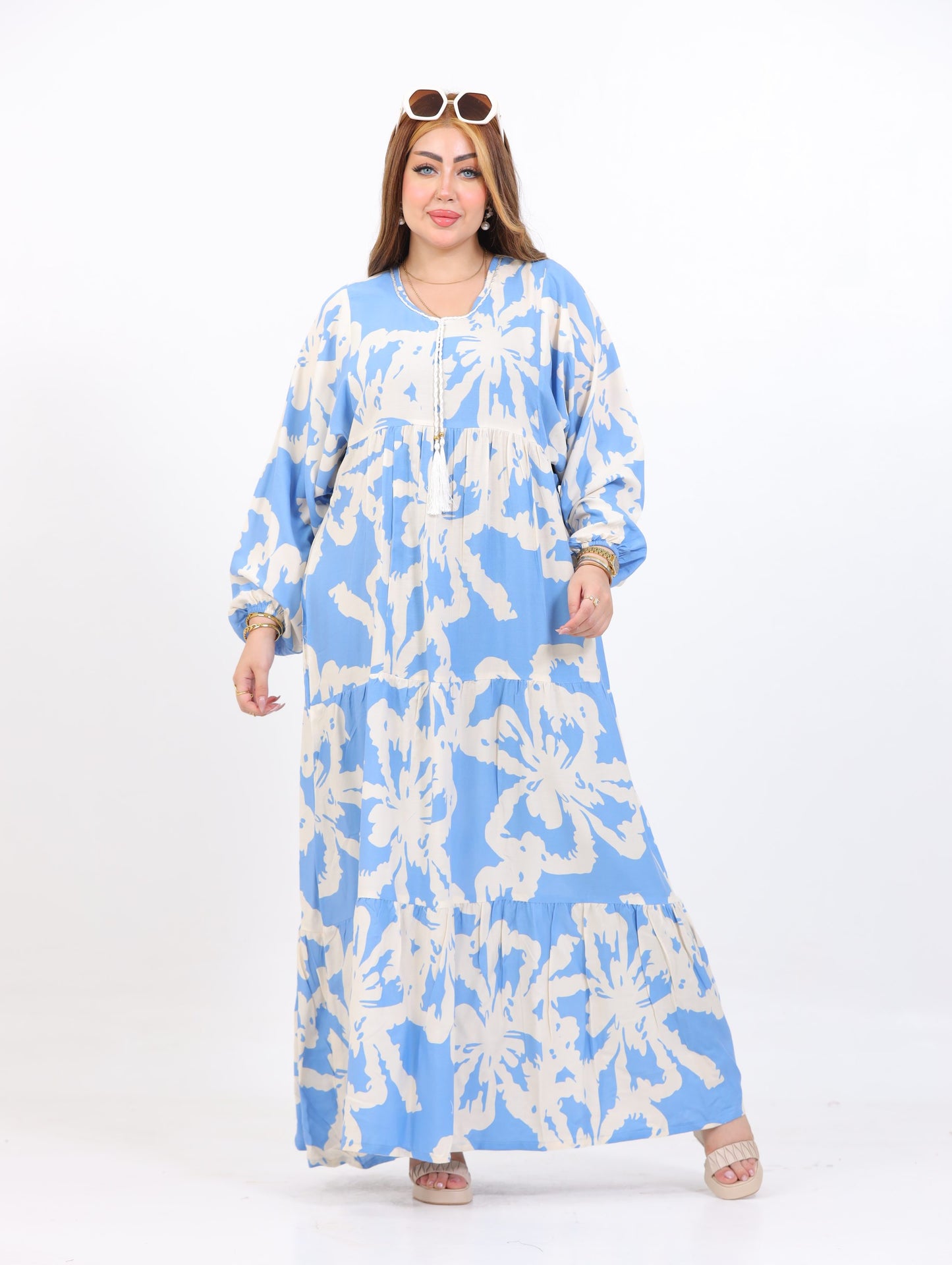 Butterfly Viscose Abaya