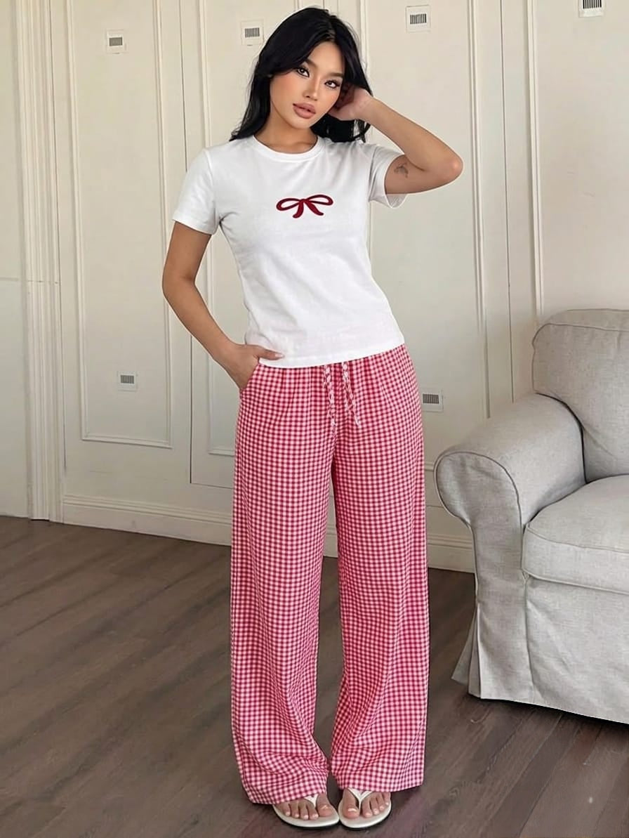 Bow Pajama Set