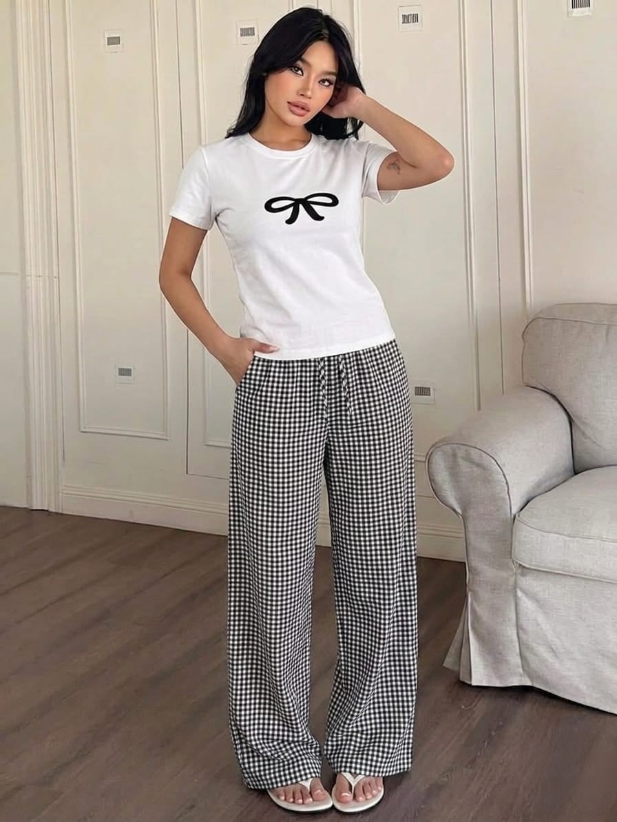 Bow Pajama Set