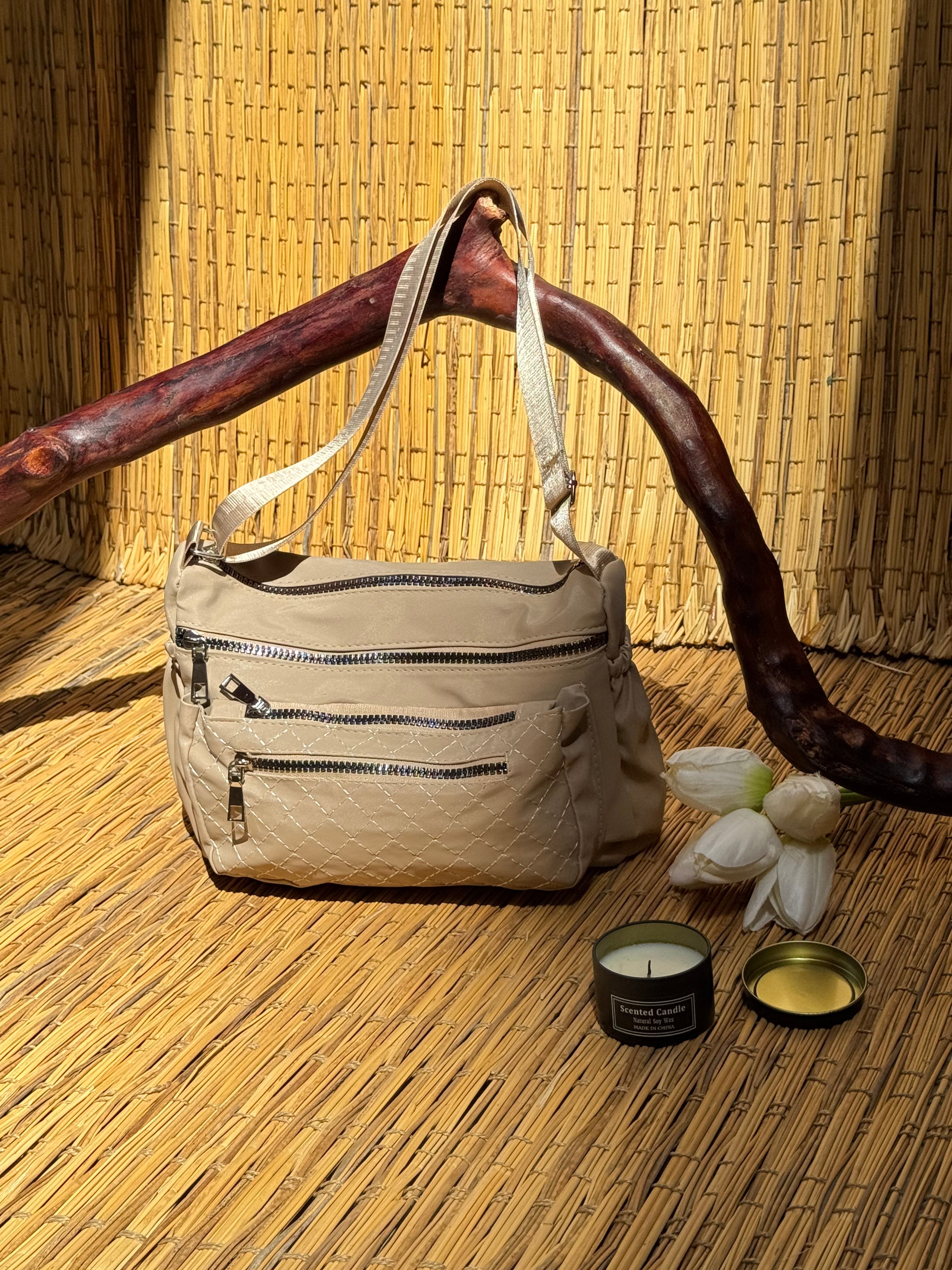 Waterproof Crossbody Bag – 3 Zippers