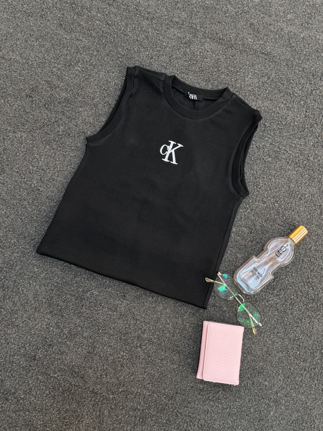 Women's Ribbed Basic Cut Top – CK Style