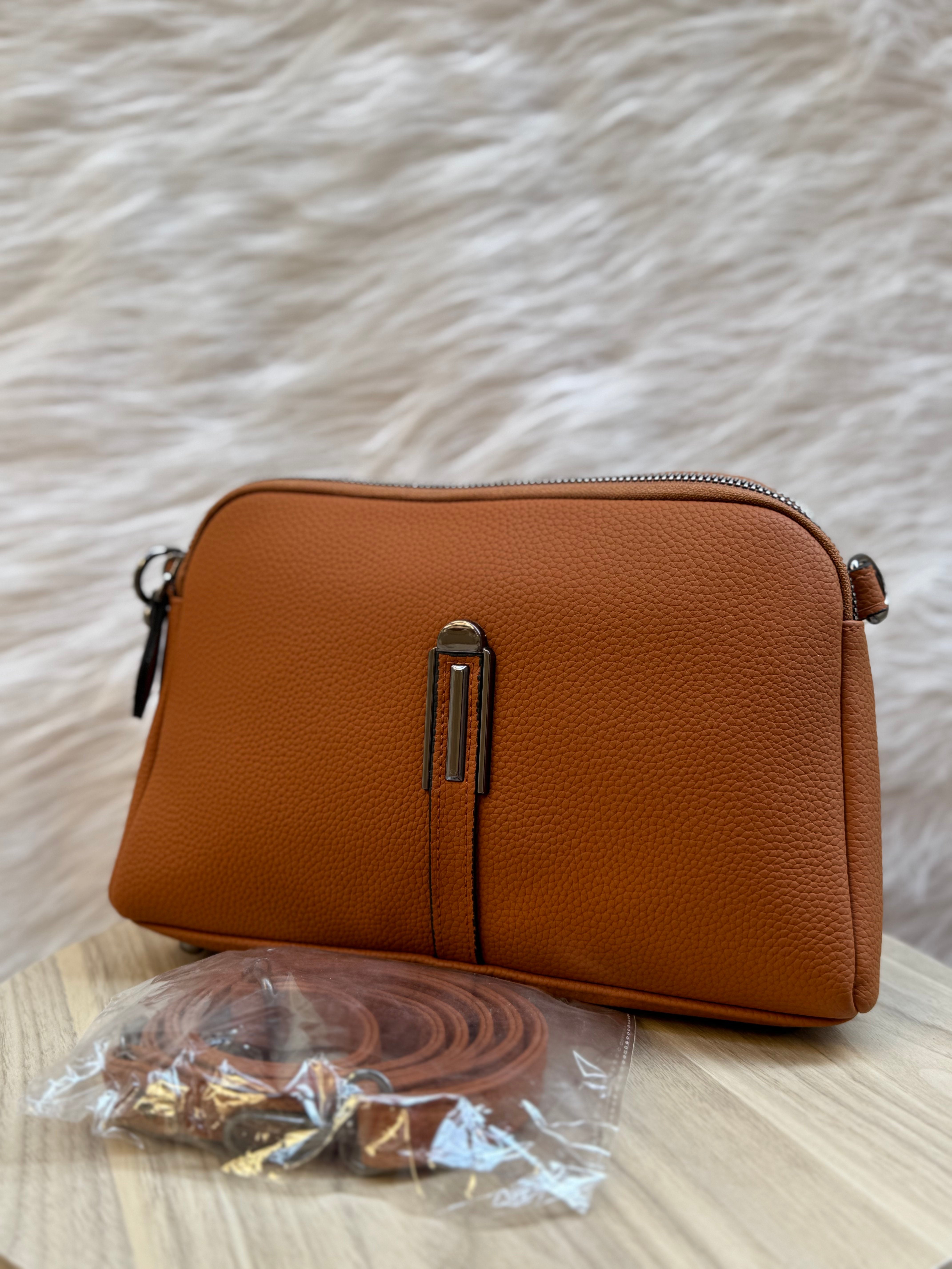 Women’s Imported Leather Crossbody Bag