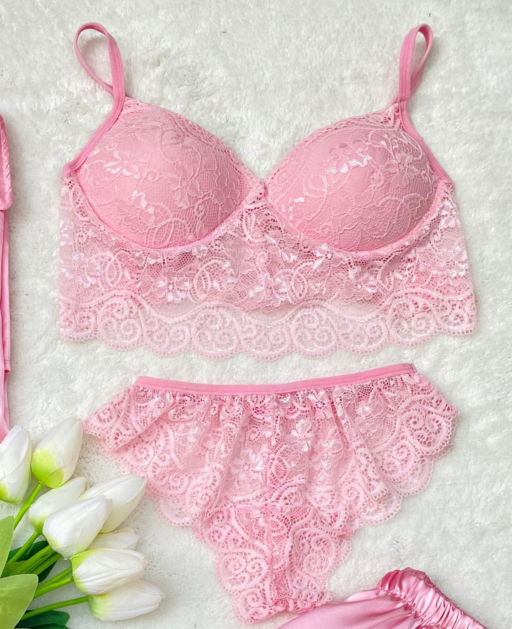 Satin 5-Piece Pajama Set