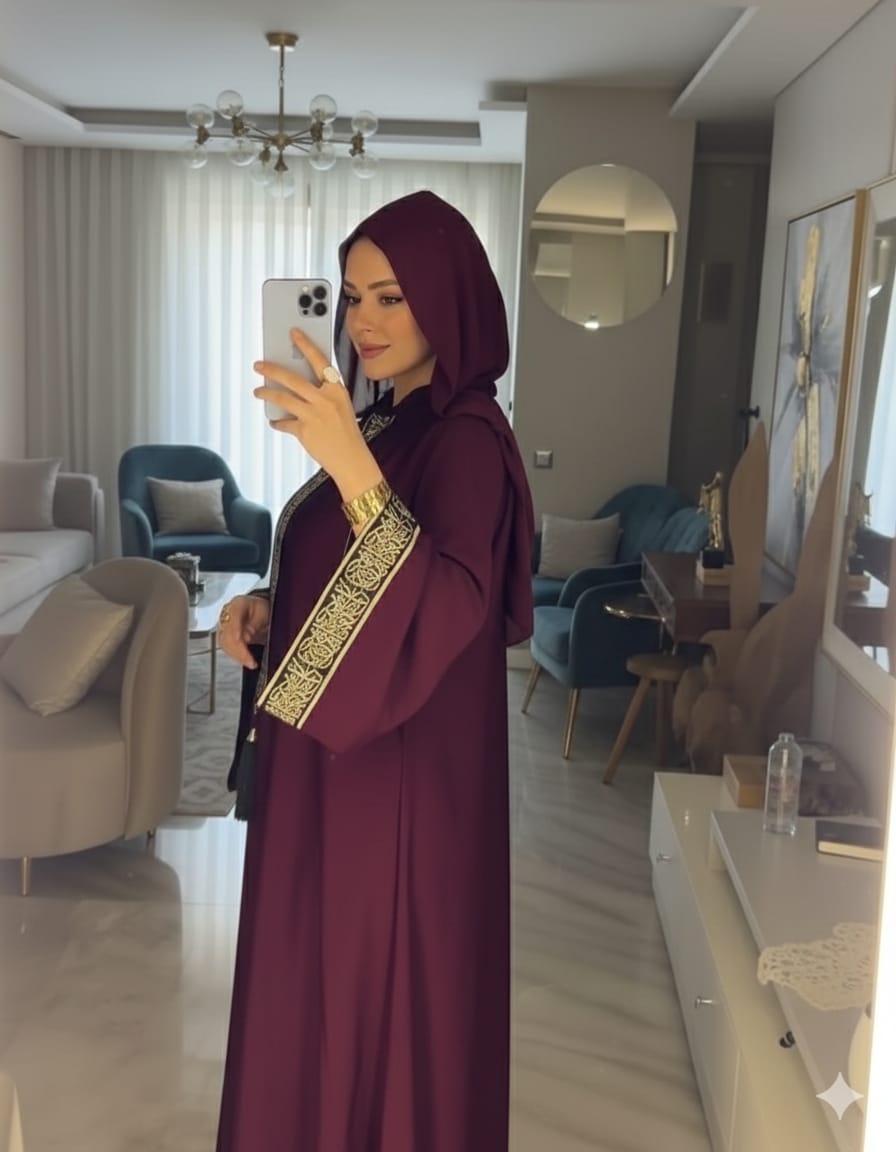 Luxury Gold Abaya