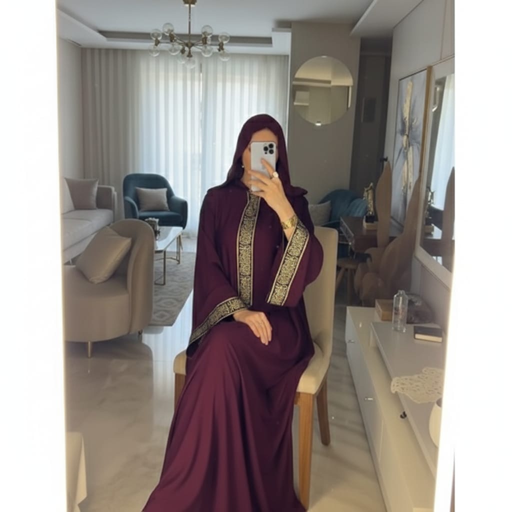 Luxury Gold Abaya