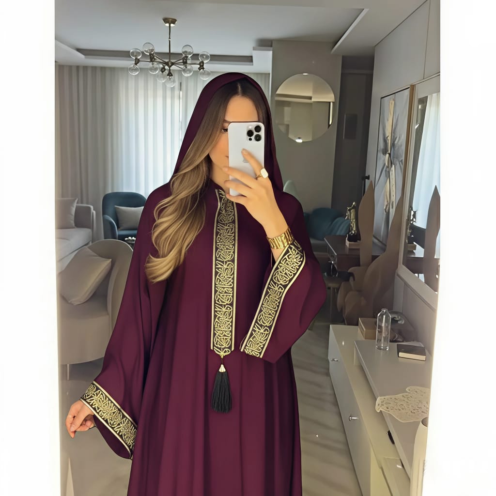 Luxury Gold Abaya