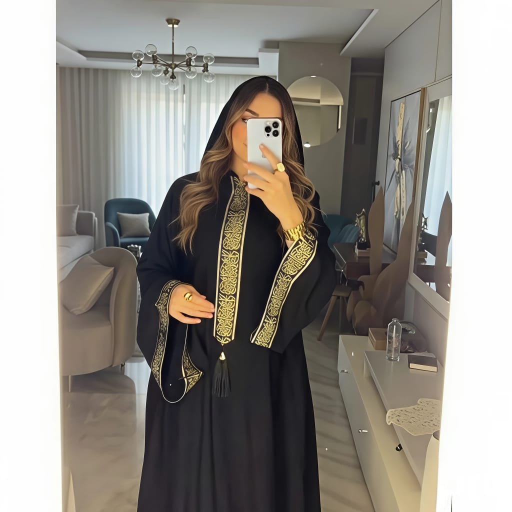 Luxury Gold Abaya