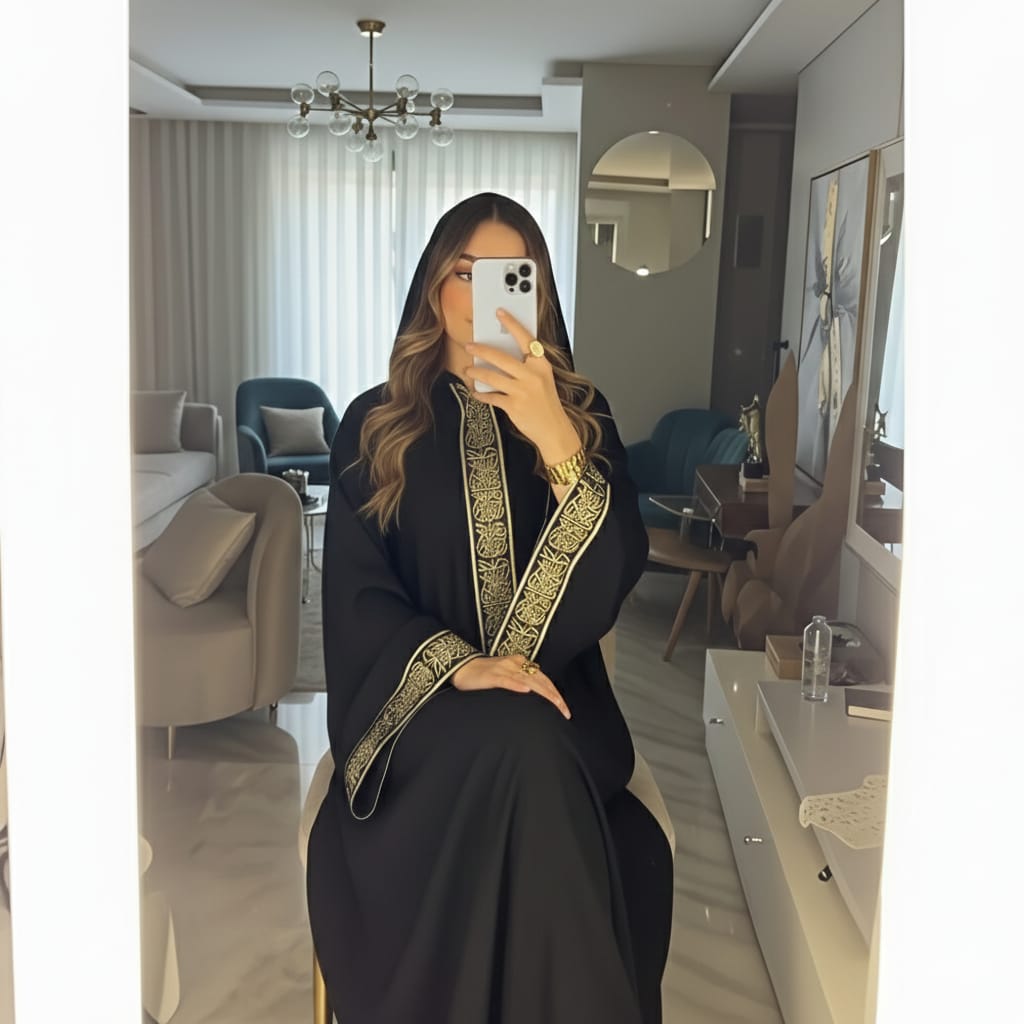 Luxury Gold Abaya