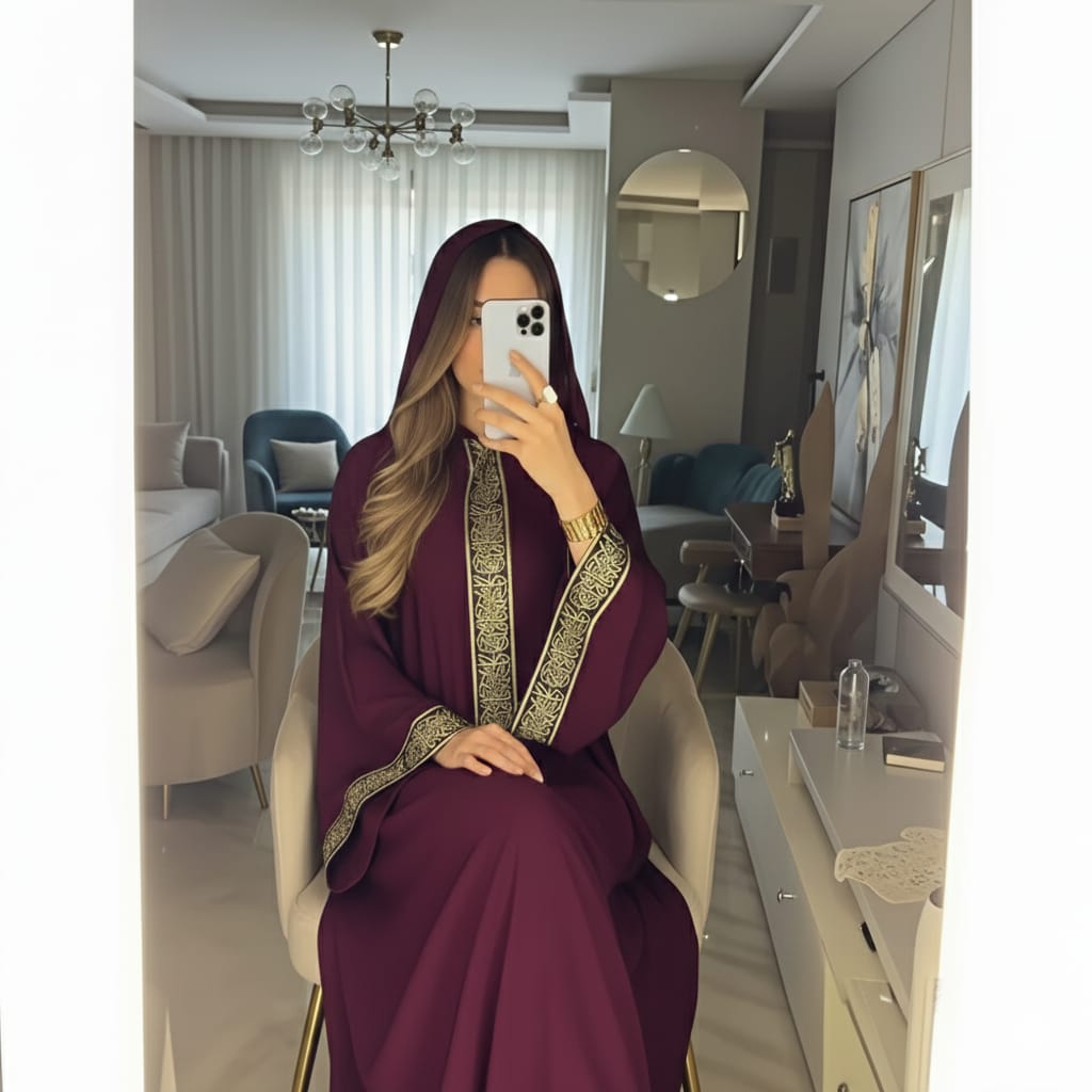 Luxury Gold Abaya
