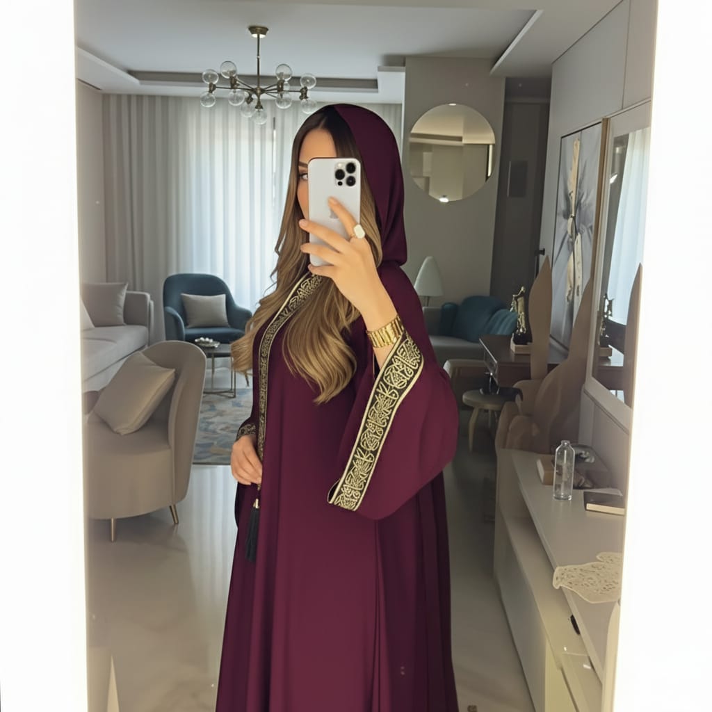 Luxury Gold Abaya