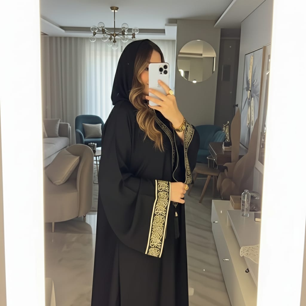 Luxury Gold Abaya