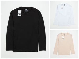 Zara Basic Cotton Shirt - (Pack Of 3 Piece)