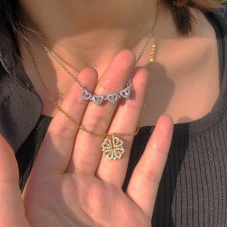 Lucky & Heart Necklace