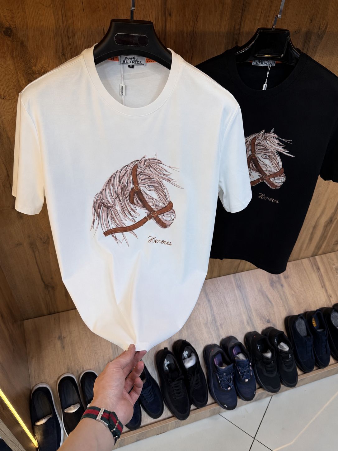 Hermes Horse Signature T-Shirt