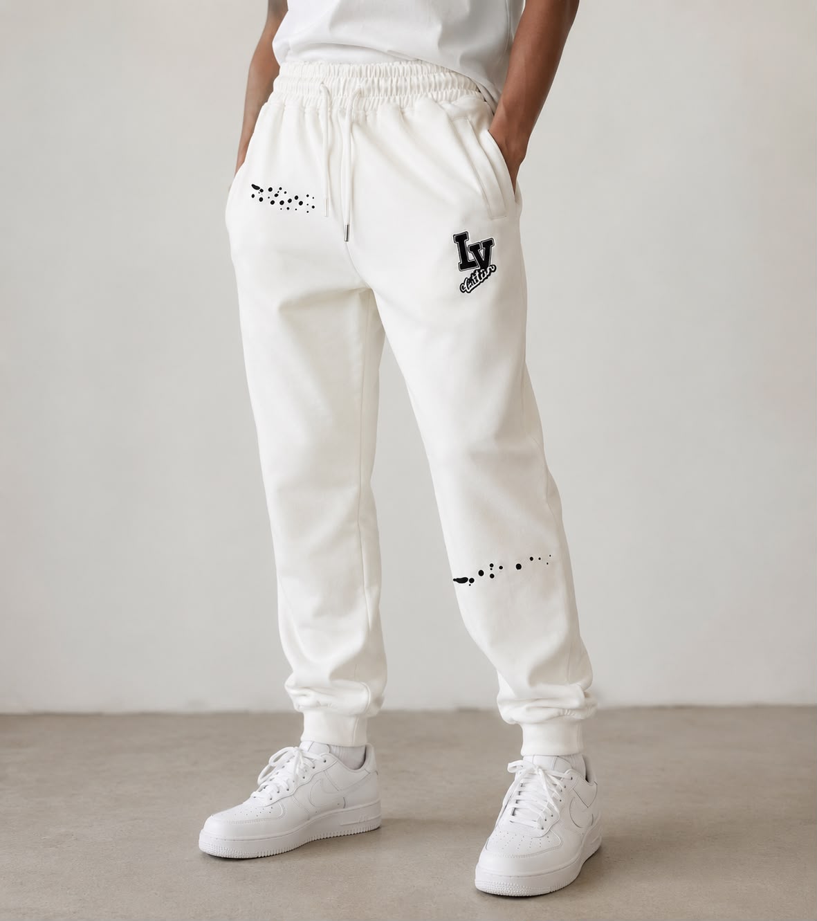 Men's LV Printed Jogger Pants