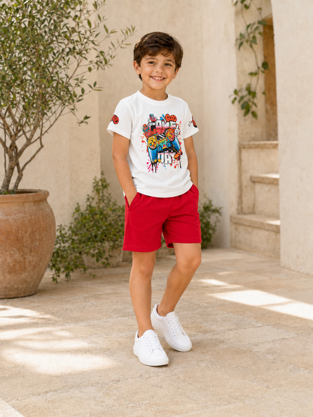 Boys’ Came Casual Set