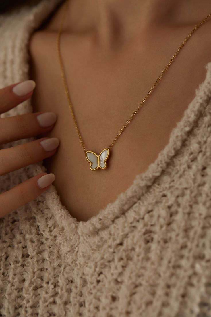 Butterfly necklace