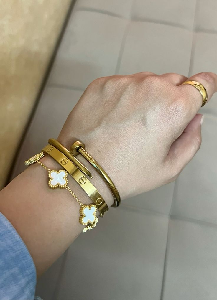 Women’s Nail Bracelet – Stainless Steel