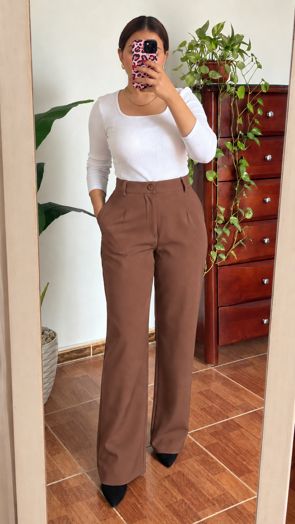Women's Wide-Leg Classic Trousers