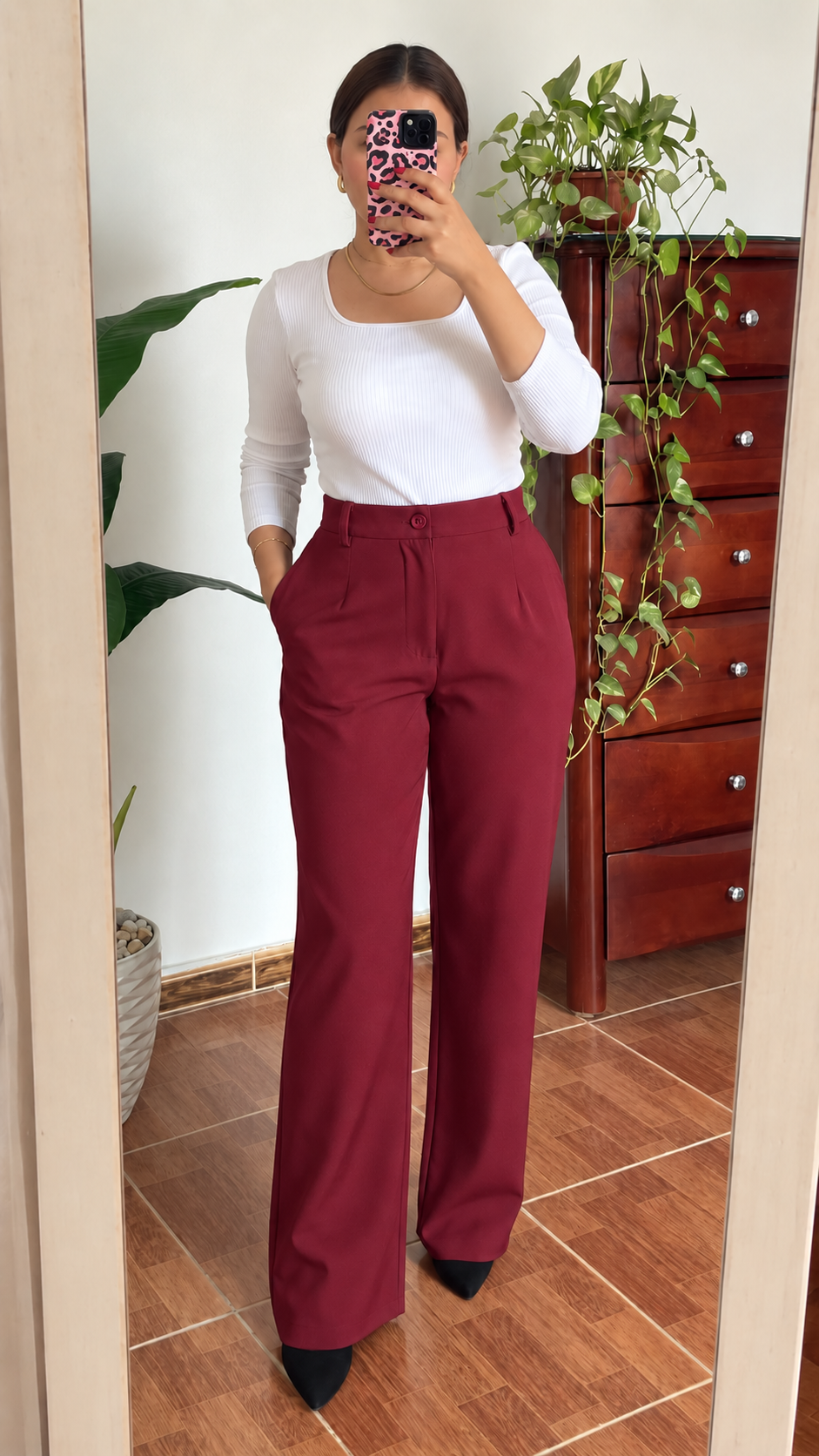 Women's Wide-Leg Classic Trousers