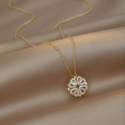Lucky & Heart Gold Necklace