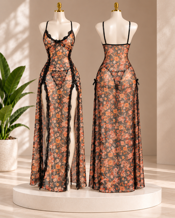 Women's Floral Nightgown